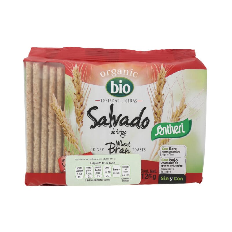 Tostadas Ligeras De Salvado De Trigo Bio 