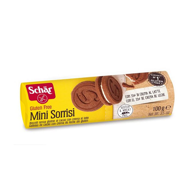 Mini Biscuits Choco Fourrés Sans Gluten 