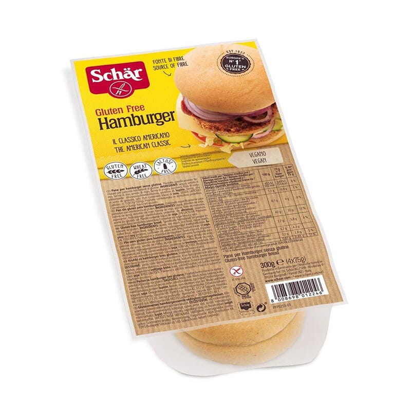 Pan De Hamburguesa Sin Gluten  de Schar