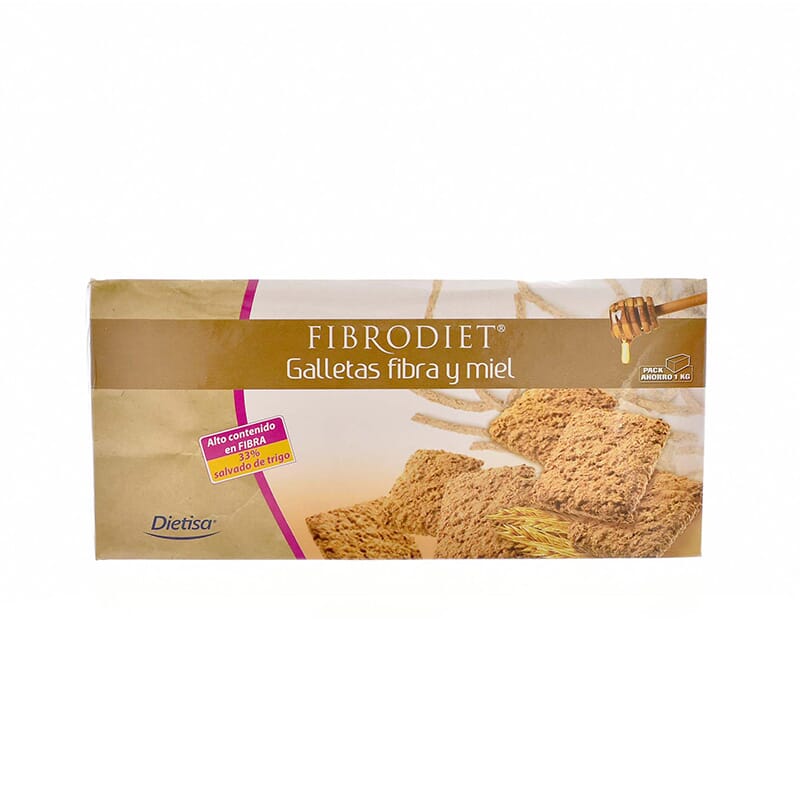 Fibrodiet Galletas Fibra Y Miel 1 Kg