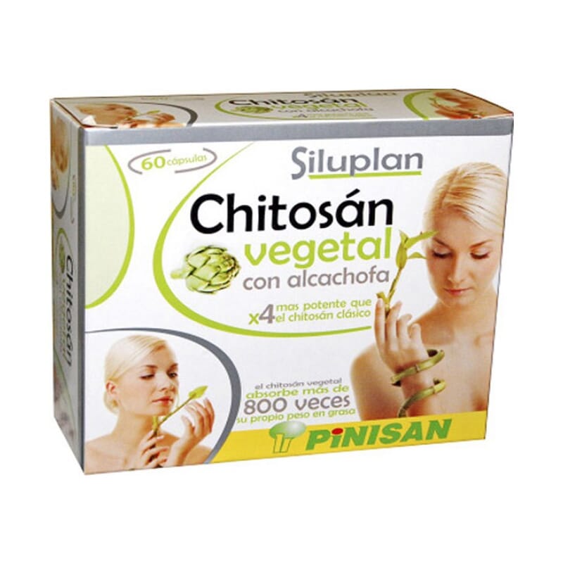 Chitosán Vegetal Con Alcachofa 60 Caps de Pinisan