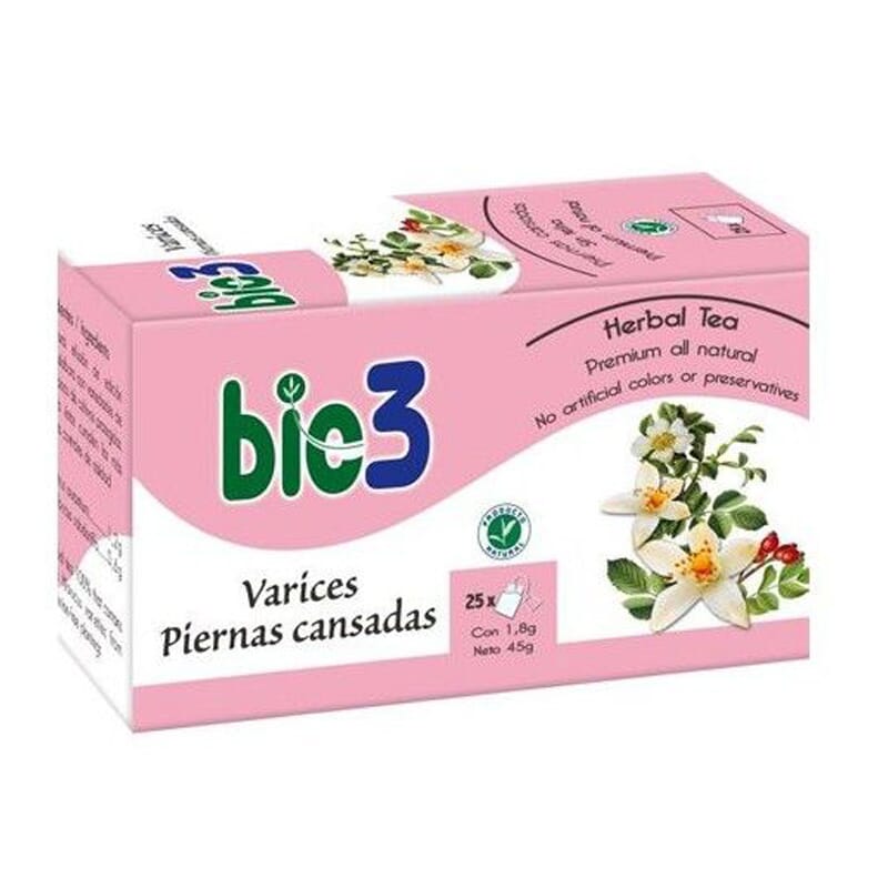 BIE3 VARICES PIERNAS CANSADAS 25 Infusiones de 1,8g