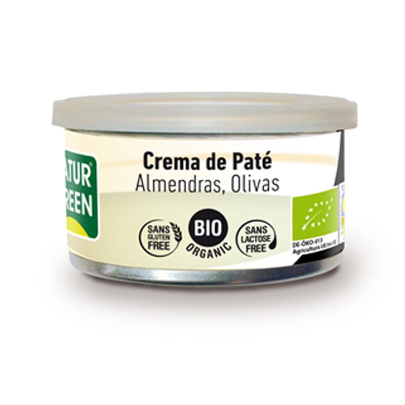 Crema De Paté De Almendras y Olivas Bio 130g