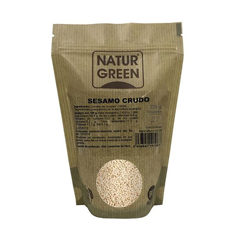 Sésamo Crudo Bio Sin Gluten 225g