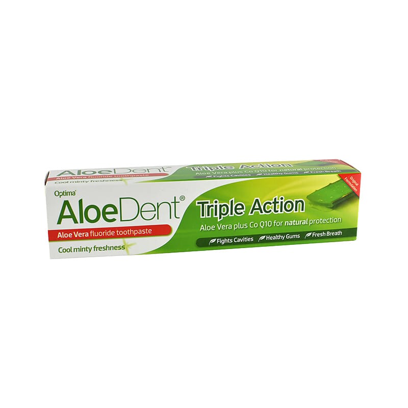 Dentífrico AloeDent Triple Acción Con Fluor  
