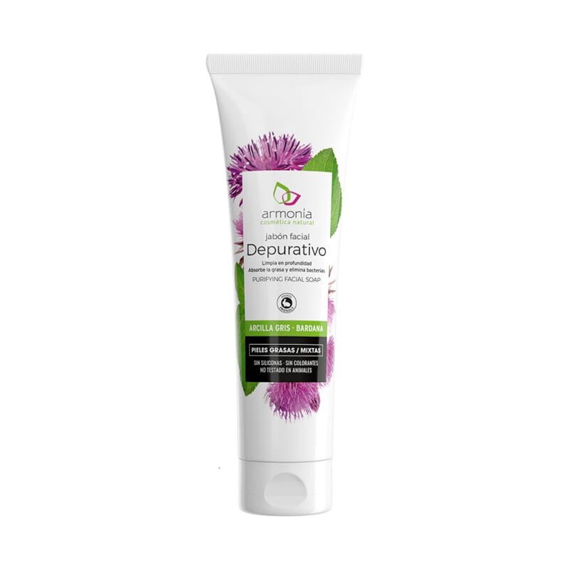 Jabon Facial Arcilla Gris  de Armonia