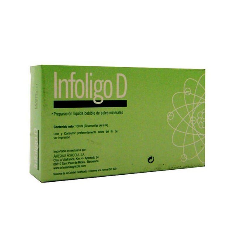 Infoligo D 20 Ampollas