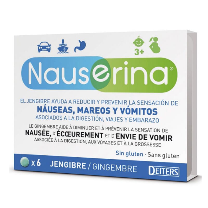 Nauserina Náuseas Mereos y Vómitos 6 Tabs