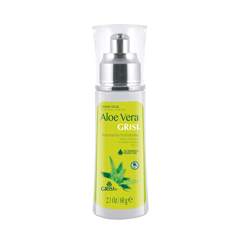 Crème Hydratante Visage Aloe Vera Spf15  