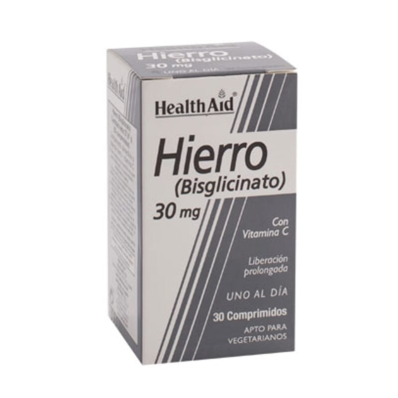 Hierro Bisglicinato + Vit C 30 Tabs