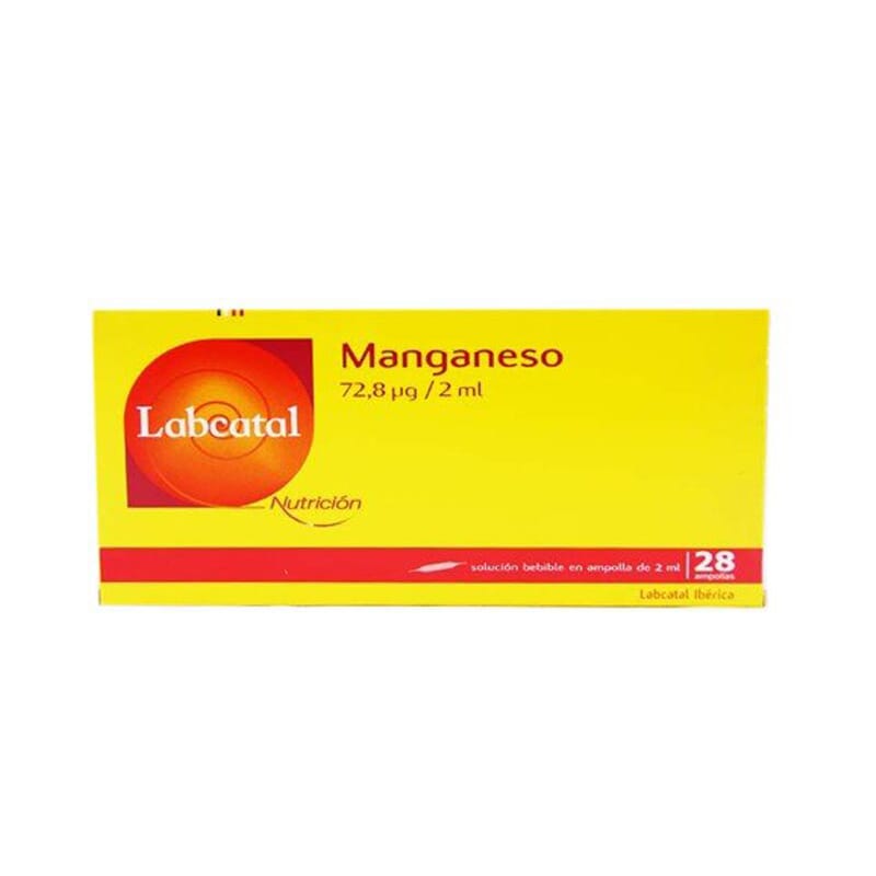 Manganeso 28 Ampollas