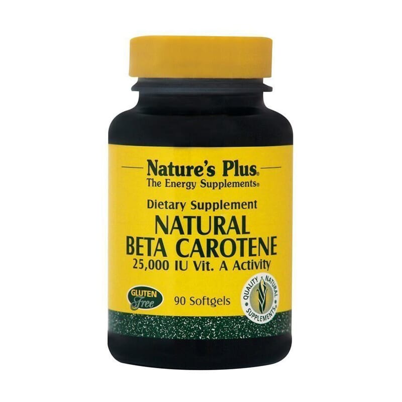 Natural Beta Caroteno 90 Perlas de Natures Plus