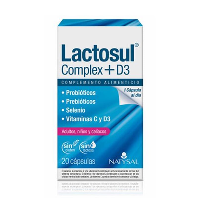 Lactosul Complex + D3 20 Caps