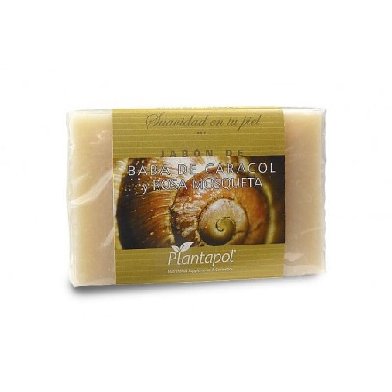 Jabón Baba Caracol Rosa Mosqueta 100g de Plantapol