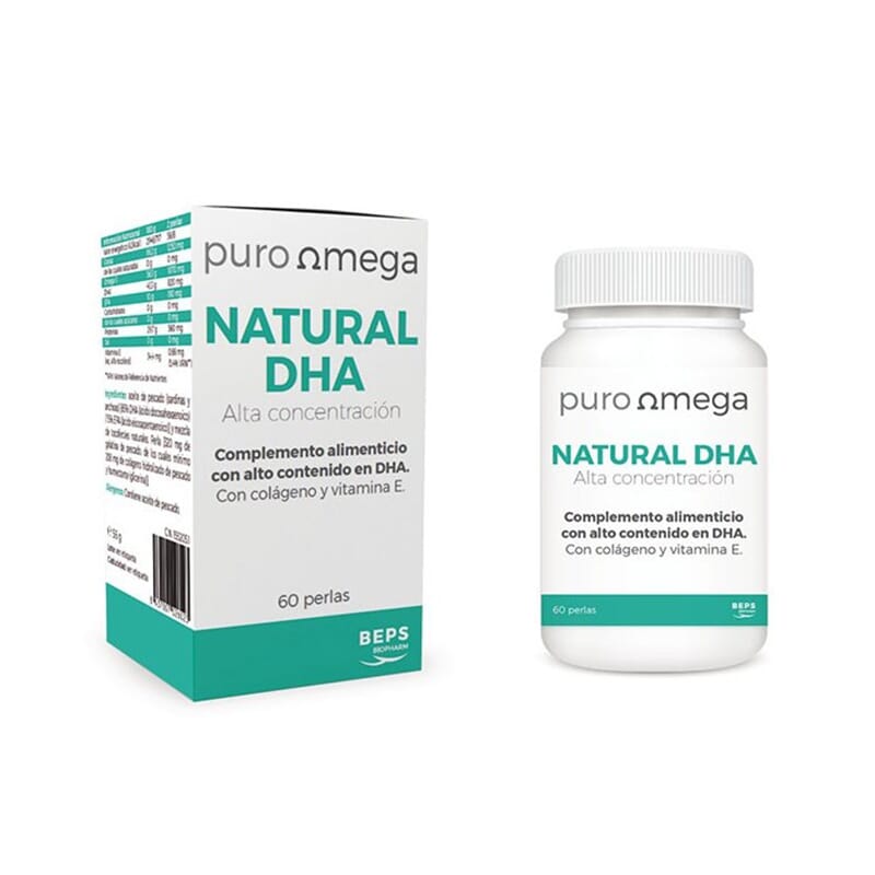 Natural DHA 60 Perlas de Puro Omega