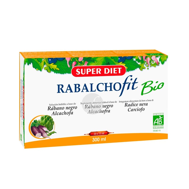 Rabalchofit Bio 20 Ampollas de 25 ml de Super Diet