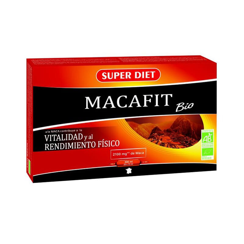 MACAFIT BIO 20 Ampollas de 15ml de Super Diet.