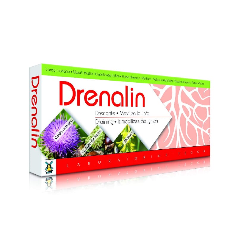 Drenalin 10 Viales de Tegor