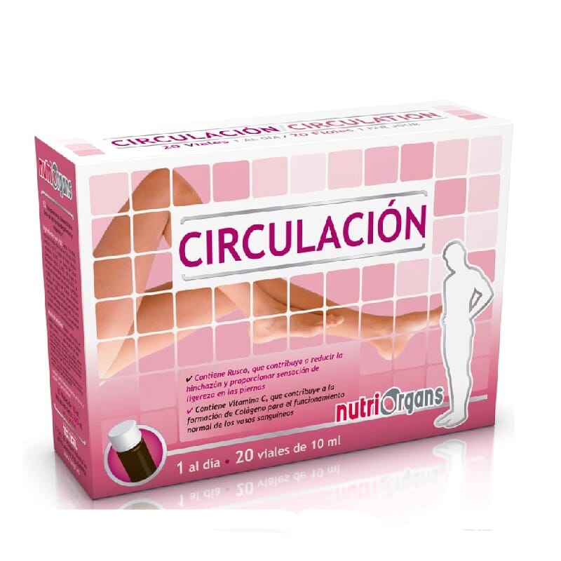 Nutriorgans Circulación 10 ml 20 Viales