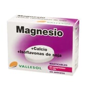 MAGNESIO + CALCIO + ISOFLAVONAS DE SOJA 24 Tabs de Vallesol.