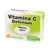 Vitamine C + Mélisse + Zinc 24 Ch.Tabs de Vallesol