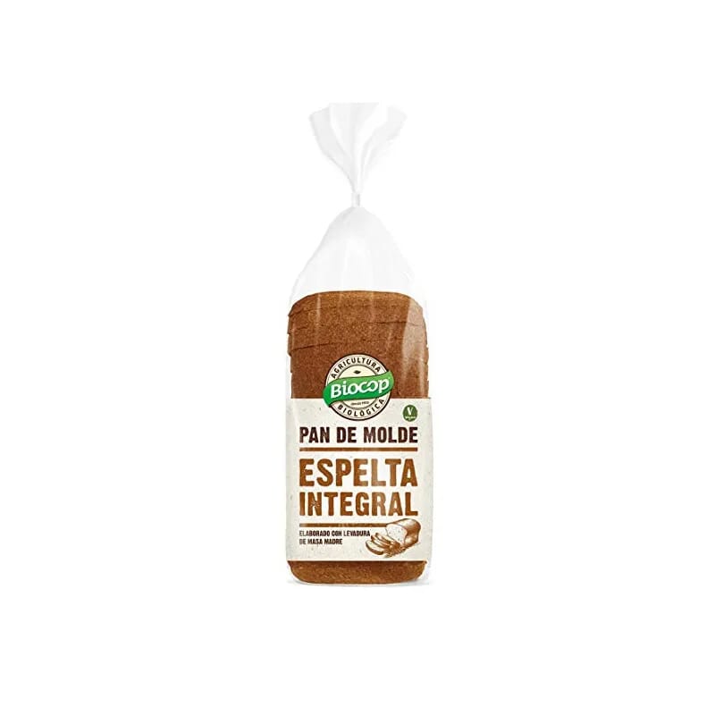 PAN DE MOLDE DE ESPELTA INTEGRAL 400g