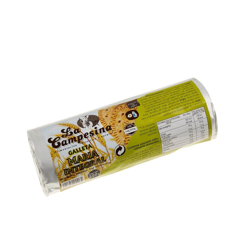 Galleta Maria Integral 200g