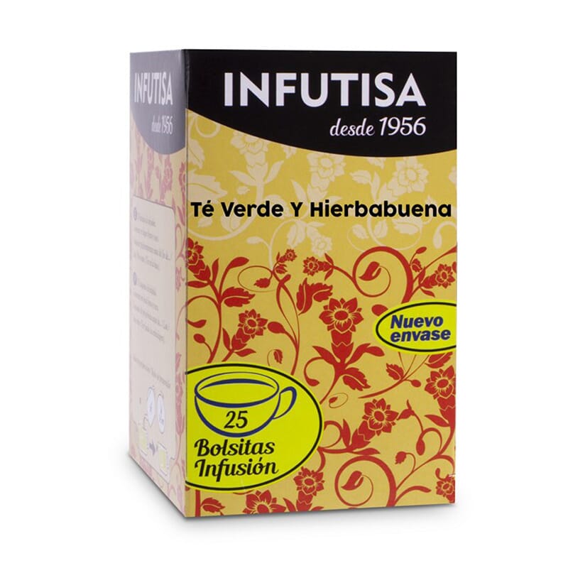 Té Verde Y Hierbabuena 25 Infusiones