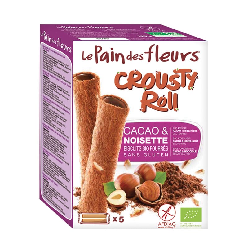 Crousty Roll Cacao Con Relleno De Chocolate Y Avellanas 125g