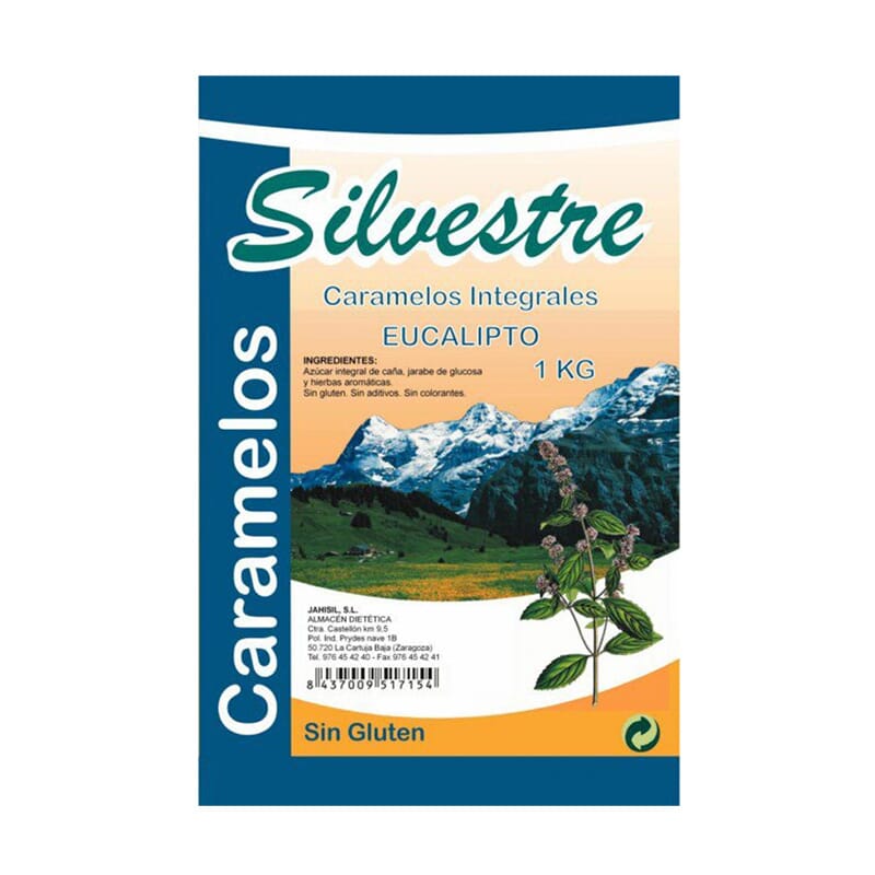 Caramelos De Eucalipto Con Azúcar Integral 1 Kg