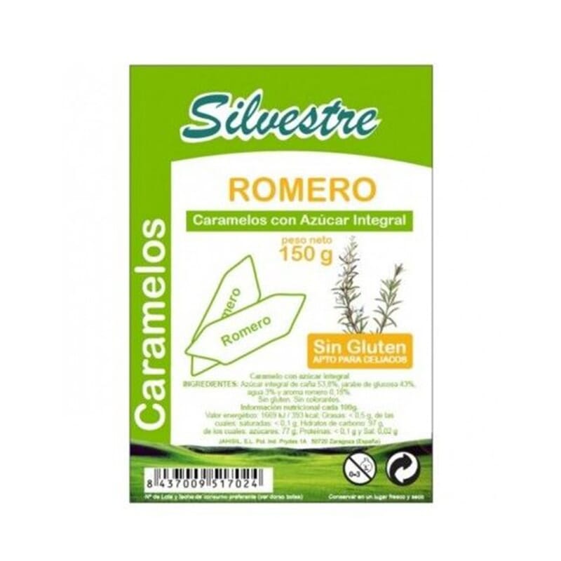 Caramelos Integrales De Romero 150g