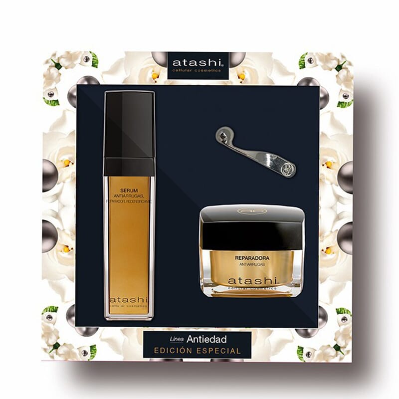 Pack Anti-Idade Sérum 50 ml + Creme Reparador 50 ml Da Atashi