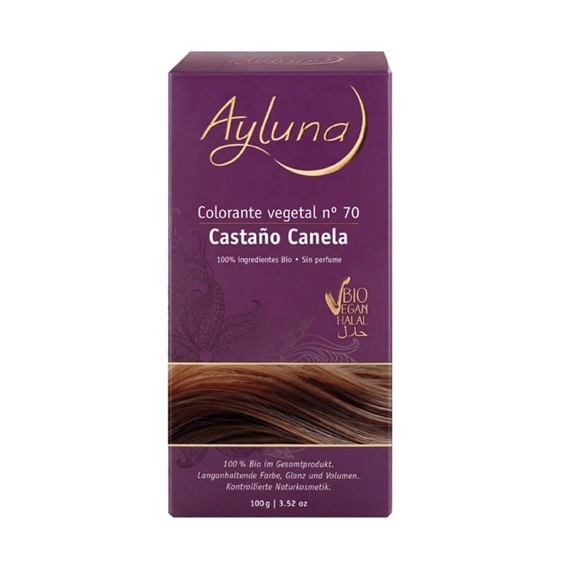 COLORANTE VEGETAL #70 CASTAÑO CANELA 100g