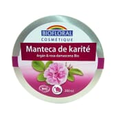 MANTEIGA DE KARITÉ COM ROSA DAMASCENO 200ml da Biofloral