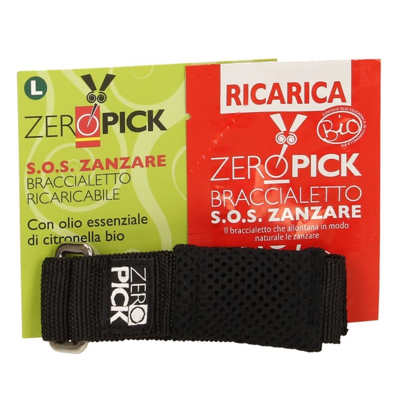 Armband anti-muggen maat L zwart