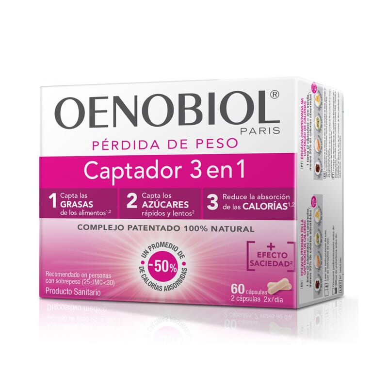 OENOBIOL CAPTADOR DE GRASAS 3 EN 1 60 Caps