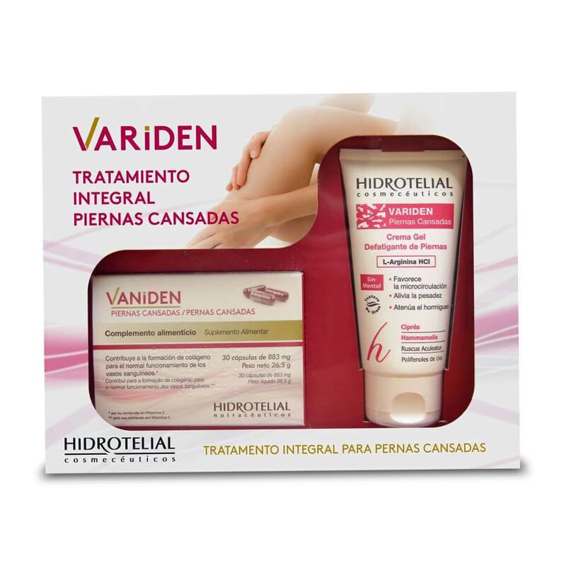 PACK VANIDEN PIERNAS CANSADAS 30 Caps + VARIDEN PIERNAS CANSADAS 75ml 1 Pack