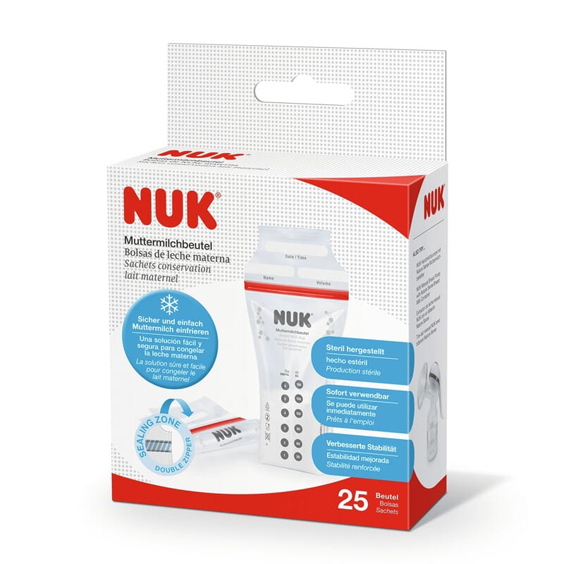 BOLSAS LECHE MATERNA 25 Ud