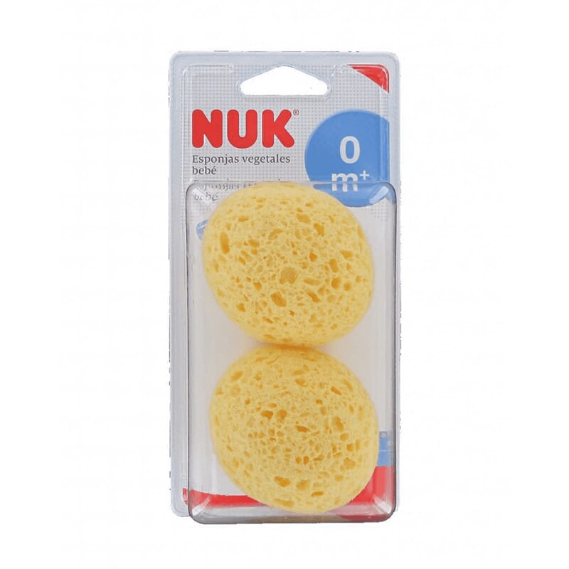 ESPONJAS VEGETALES BEBÉ 0M+ 2 Ud