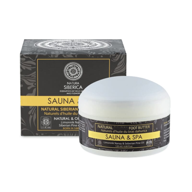 SAUNA & SPA MANTECA NATURAL SIBERIANA PARA PIES 120 ml