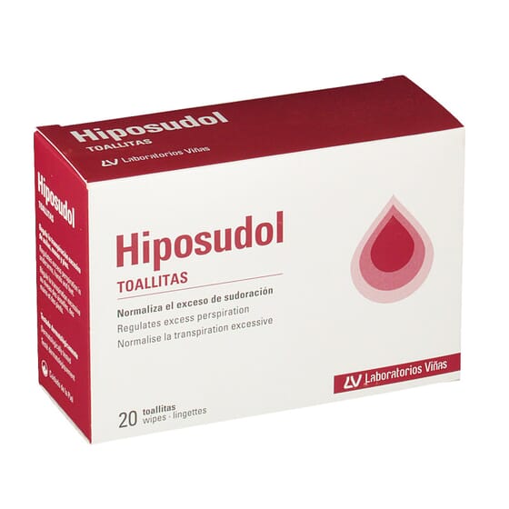 HIPOSUDOL LINGETTES 20 Unités de Hiposudol