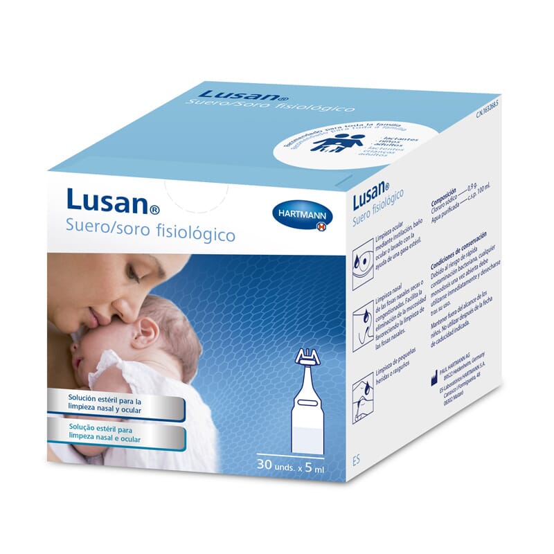 LUSAN SUERO FISIOLÓGICO 30 Ud de 5ml