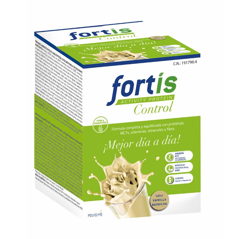 FORTIS ACTIVITY PROTEIN CONTROL VAINILLA 7 Sobres de 57g