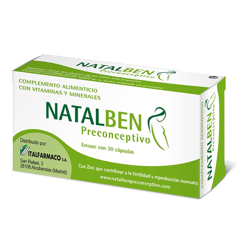 NATALBEN PRECONCEPTIVO 30 Caps