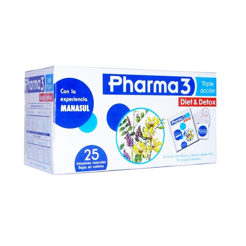 PHARMA 3 DIET & DETOX 25 Infusiones