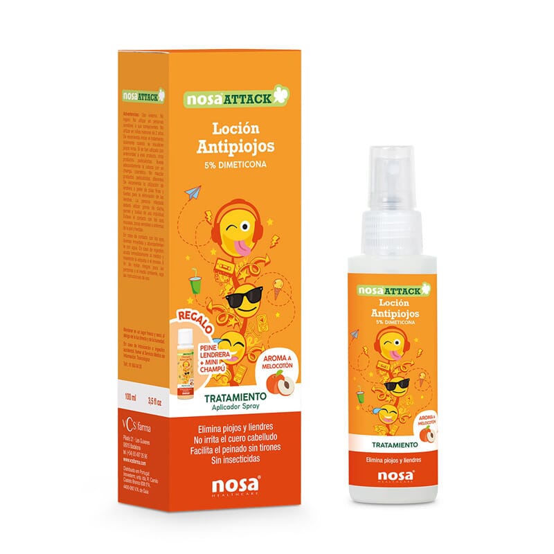 LOTION ANTIPIOJOS 5% DIMETICONA PERZIK + CADEAU 100 ml