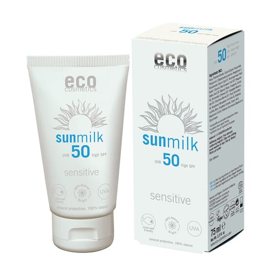 LAIT SOLAIRE SENSITIVE ECO SPF50 75 ml Eco Cosmetics