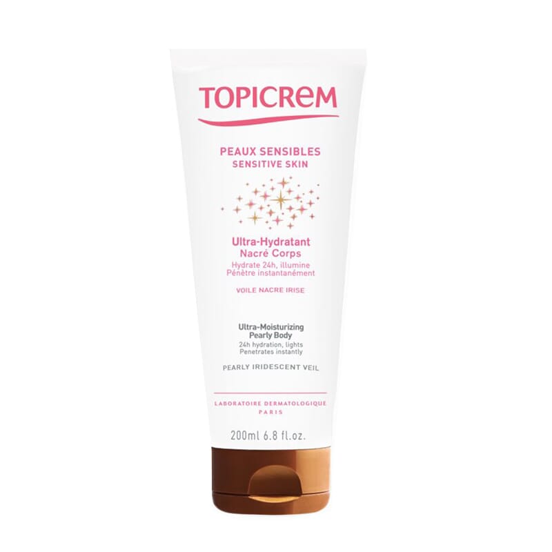 Topicrem Ultra Feuchtigkeitscreme Mit Perlglanzeffekt 200 ml
