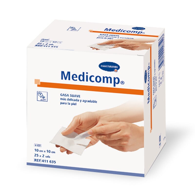 MEDICOMP GASA ESTÉRIL 10 Sobres 2 Ud