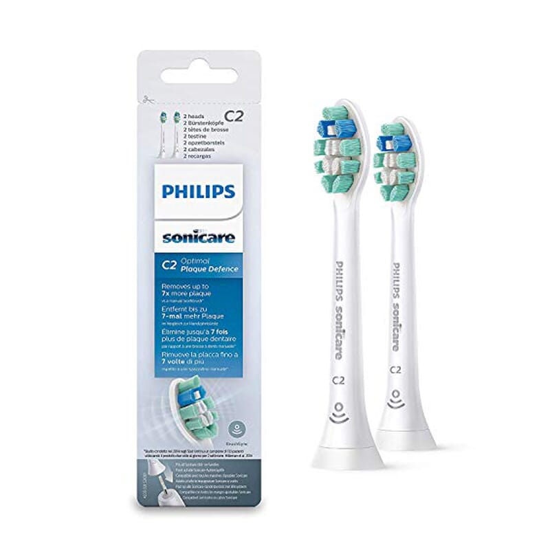 PHILIPS SONICARE C2 OPTIMAL PLAQUE DEFENCE CABEZALES 2 Ud